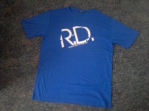 R.D. T-Shirt in Hellblau! Logo in Weiss!
