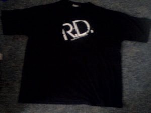 R.D. T-Shirt in Schwarz! Logo in Weiss!